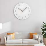 Nork Silent Wooden Wall Clock - Living Room & Office