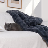 CloudFur Throw Blanket - Plush Faux Fur Sofa & Bed Throw