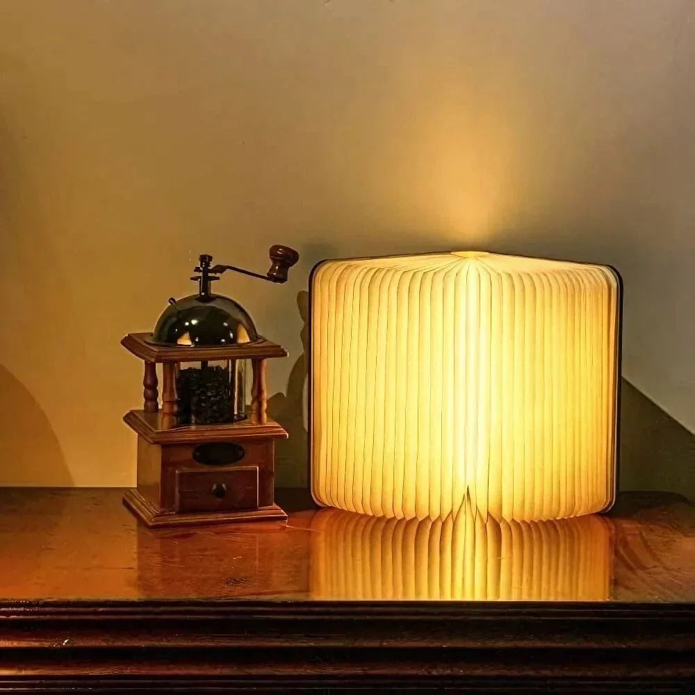 Lumi Foldable Book Lamp - Rechargeable Bedside Light