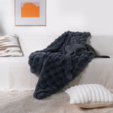 CloudFur Throw Blanket - Plush Faux Fur Sofa & Bed Throw