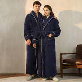 CosyWrap Coral Fleece Bathrobe - Unisex Dressing Gown