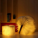 Lumi Foldable Book Lamp - Rechargeable Bedside Light