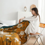 Sol Reversible Floral Cotton Quilt - Boho Bedspread