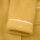Fleece Dressing Gown - Soft Unisex Bathrobe with Pockets