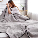 FrostSoft Ice Cooling Blanket - Cool-Touch Summer Throw