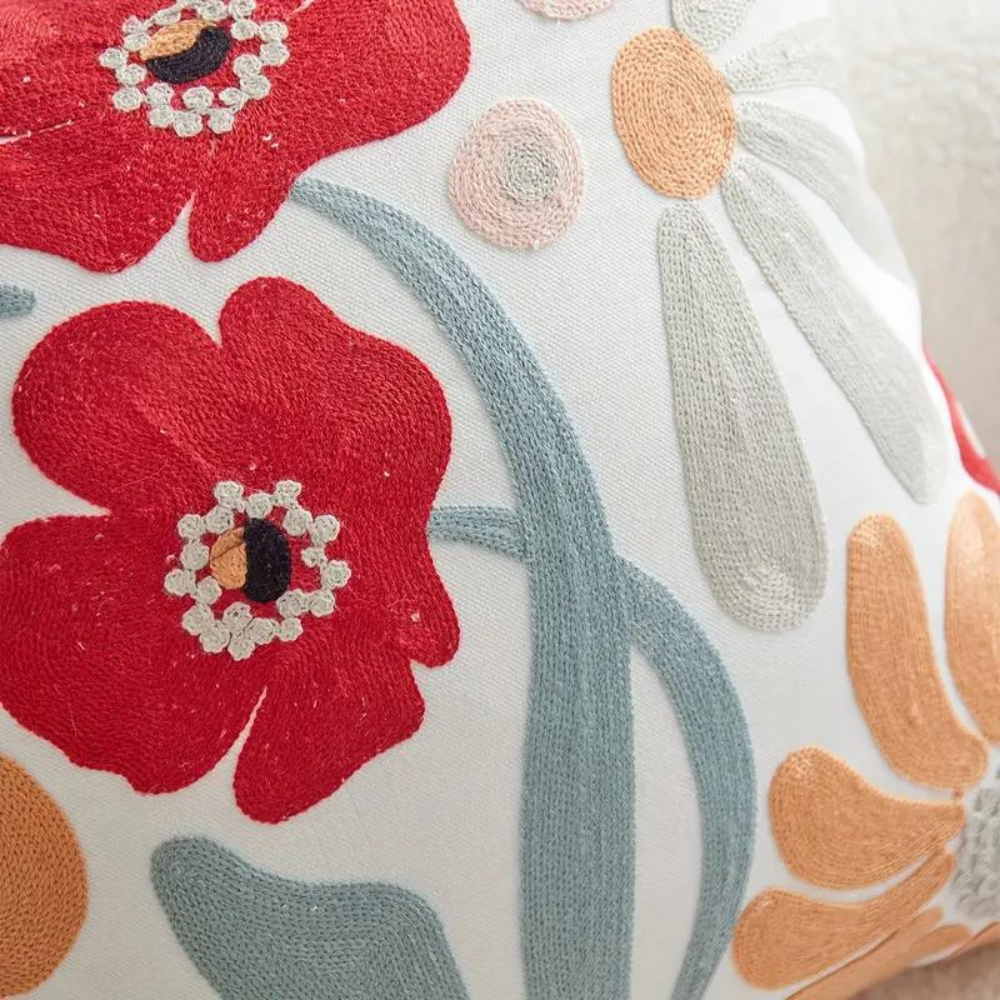 Botanica Floral Cushion Cover - Woven 45cm Pillow Cover