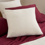 SofaRefresh Cushion Covers - Quilted Throw Pillow Set of 2