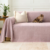 Durable Pet Friendly Herringbone Sofa/Couch Cover