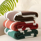 Konst Abstract Throw Blanket - Lightweight Sofa Throw
