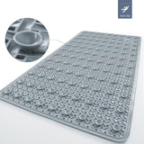 Non-Slip Bathtub Mat with Suction Cups - Quick Dry Bath Mat