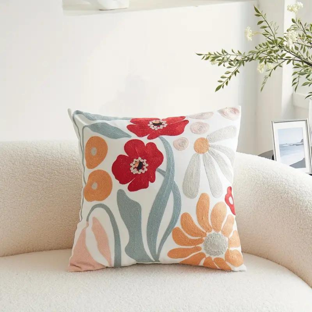 Botanica Floral Cushion Cover - Woven 45cm Pillow Cover