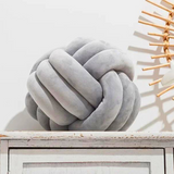 Knut Velvet Knot Cushion - Decorative Sofa & Bed Pillow