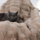 CloudFur Throw Blanket - Plush Faux Fur Sofa & Bed Throw