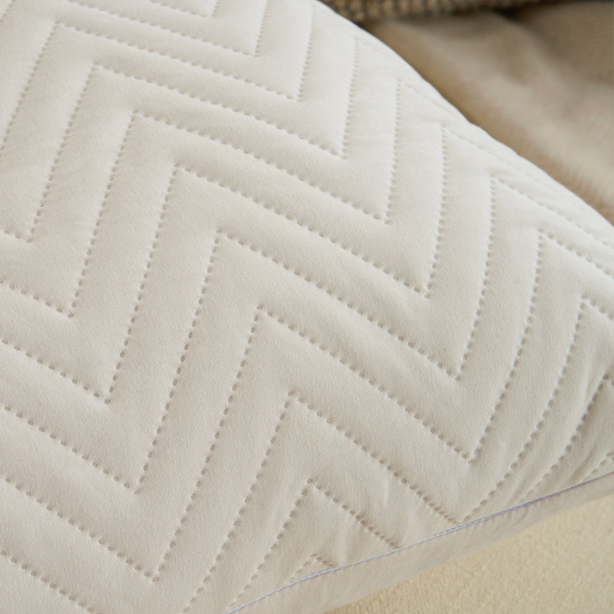SofaRefresh Cushion Covers - Quilted Throw Pillow Set of 2