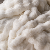 CloudFur Throw Blanket - Plush Faux Fur Sofa & Bed Throw