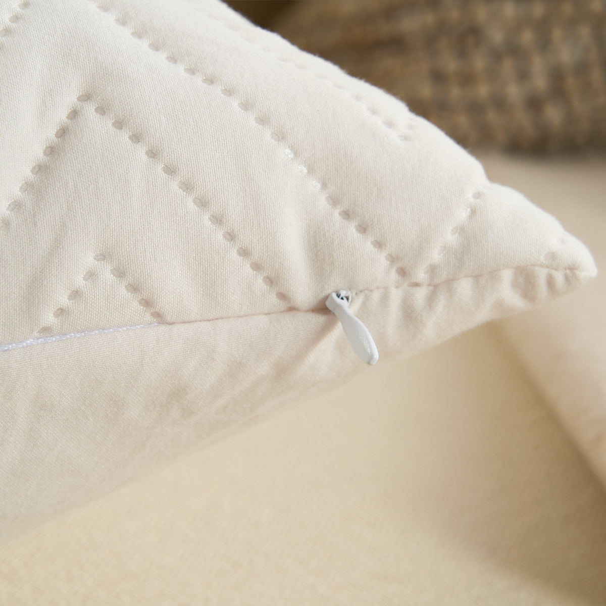 SofaRefresh Cushion Covers - Quilted Throw Pillow Set of 2