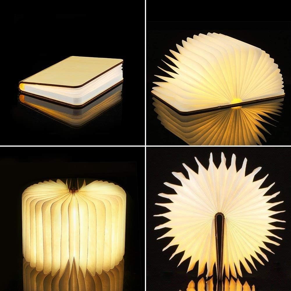 Lumi Foldable Book Lamp - Rechargeable Bedside Light