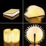 Lumi Foldable Book Lamp - Rechargeable Bedside Light