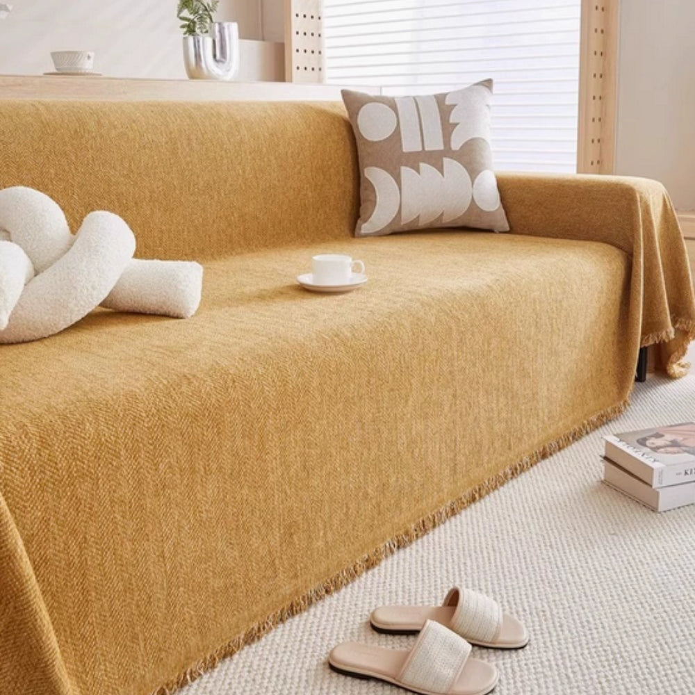Skydd Water-Resistant Sofa Cover - Pet-Friendly Couch Throw
