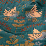 Fugl Reversible Bird Quilt - Scandinavian Bedspread
