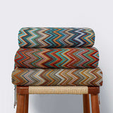 Glad Striped Throw Blanket with Tassels - Sofa Throw