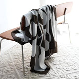Konst Abstract Throw Blanket - Lightweight Sofa Throw