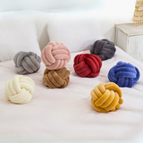 Knut Velvet Knot Cushion - Decorative Sofa & Bed Pillow