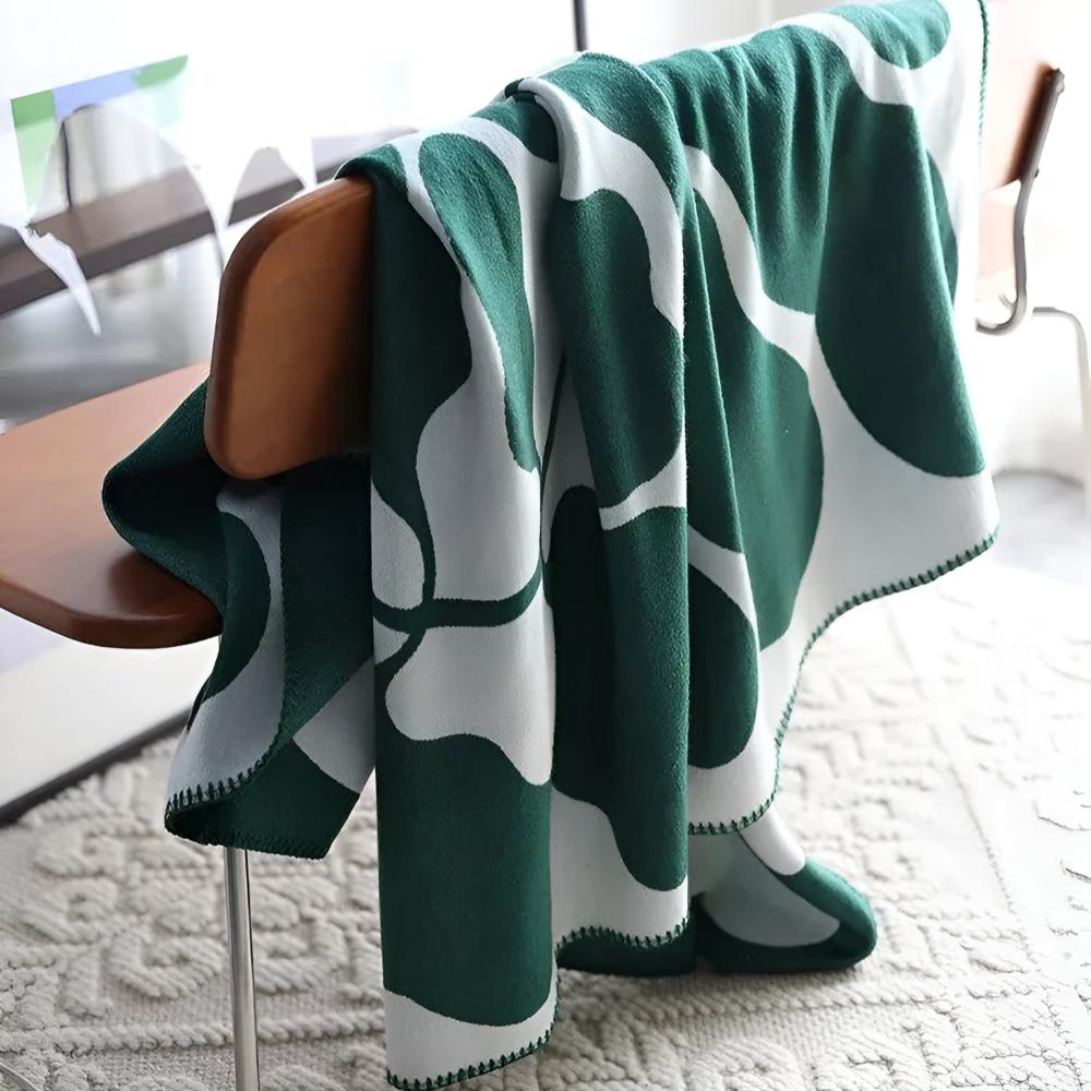Konst Abstract Throw Blanket - Lightweight Sofa Throw