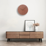 Nork Silent Wooden Wall Clock - Living Room & Office