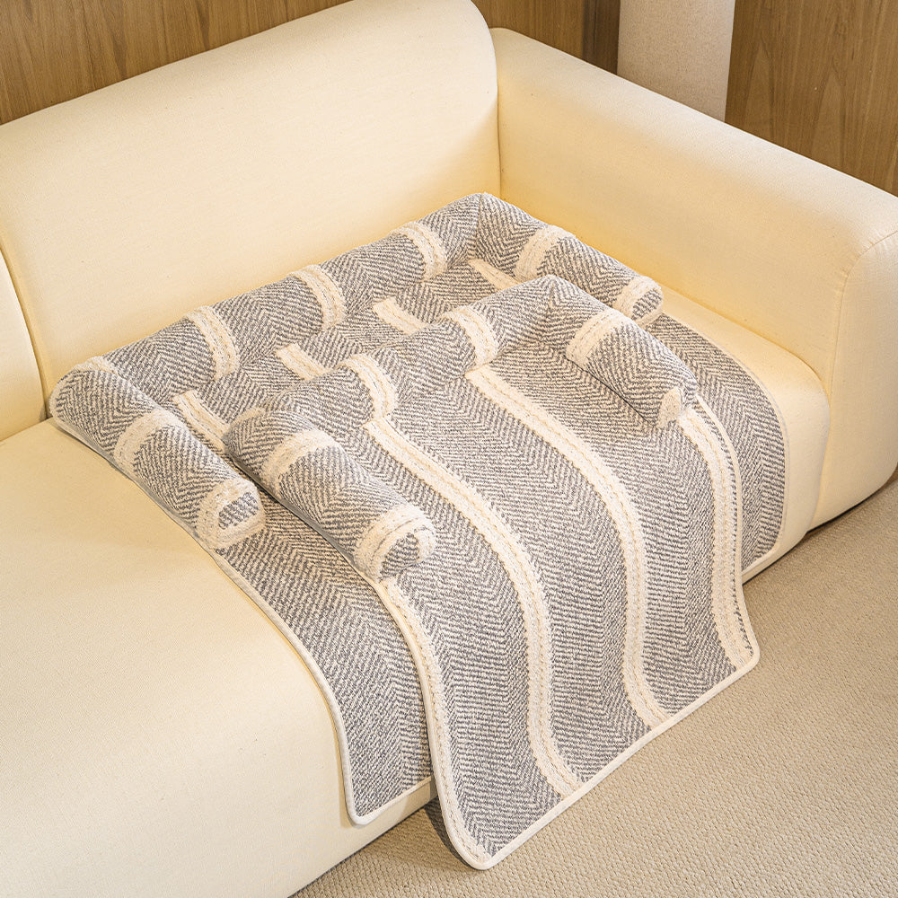 CouchGuard Bolster Mat - Chenille Pet Sofa Bed & Protector