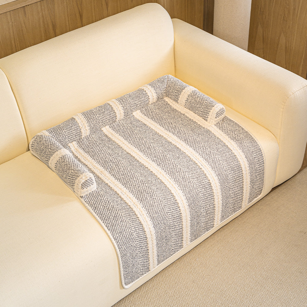 CouchGuard Bolster Mat - Chenille Pet Sofa Bed & Protector