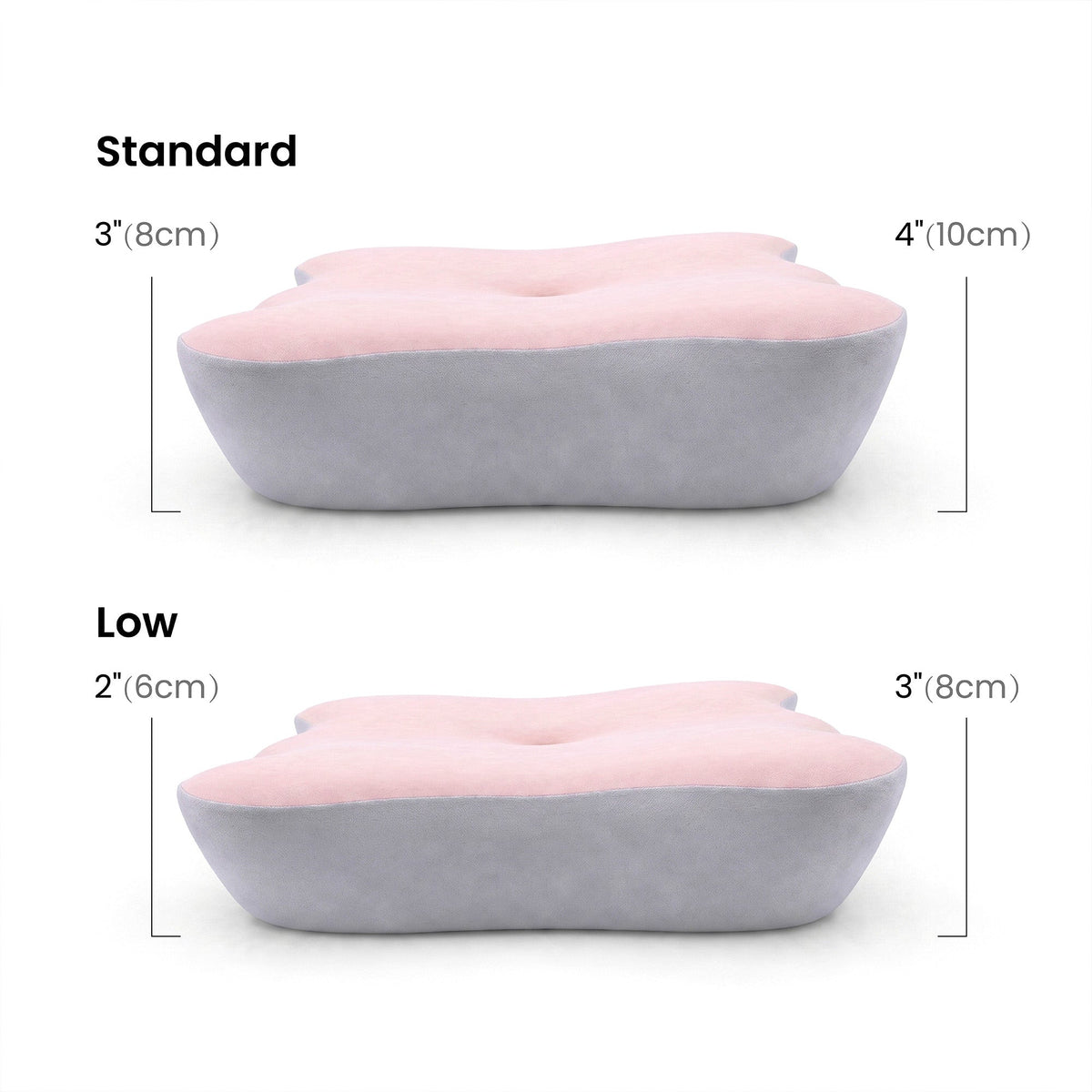 CloudContour Pillow - Ergonomic Memory Foam Contour Pillow