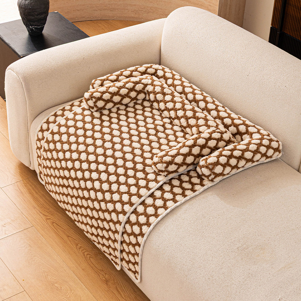 SofaSaver Pet Bed - Plush Bolster Couch Bed for Cats & Dogs