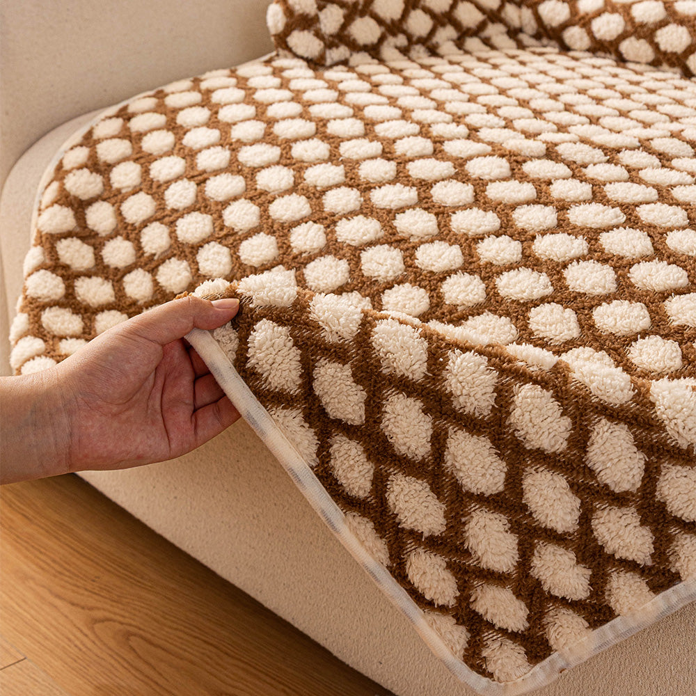 SofaSaver Pet Bed - Plush Bolster Couch Bed for Cats & Dogs