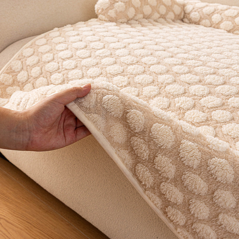 SofaSaver Pet Bed - Plush Bolster Couch Bed for Cats & Dogs