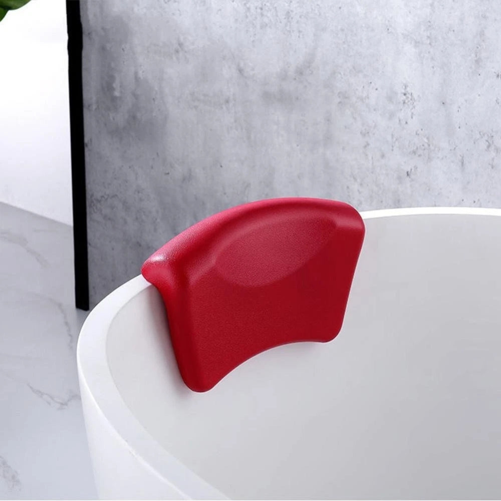 Spa Night Bathtub Pillow - Soft Silicone Neck Rest