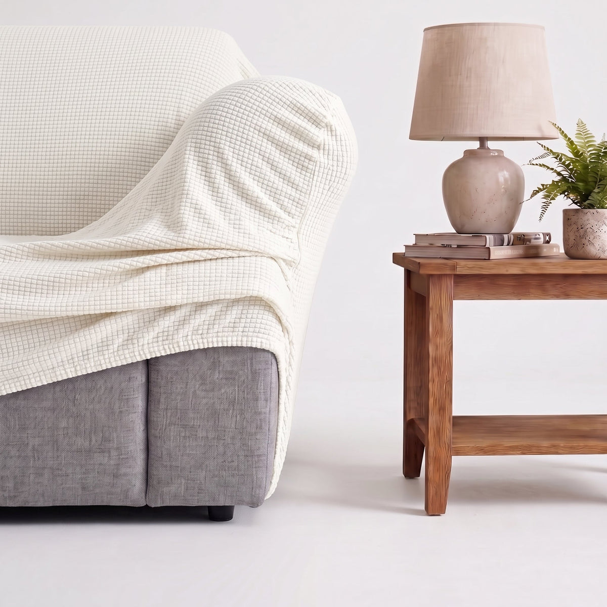 SpillGuard Sofa Cover - Stretch Spill-Resistant Slipcover