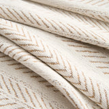 Large Chenille Couch Throw - Herringbone Sofa Cover