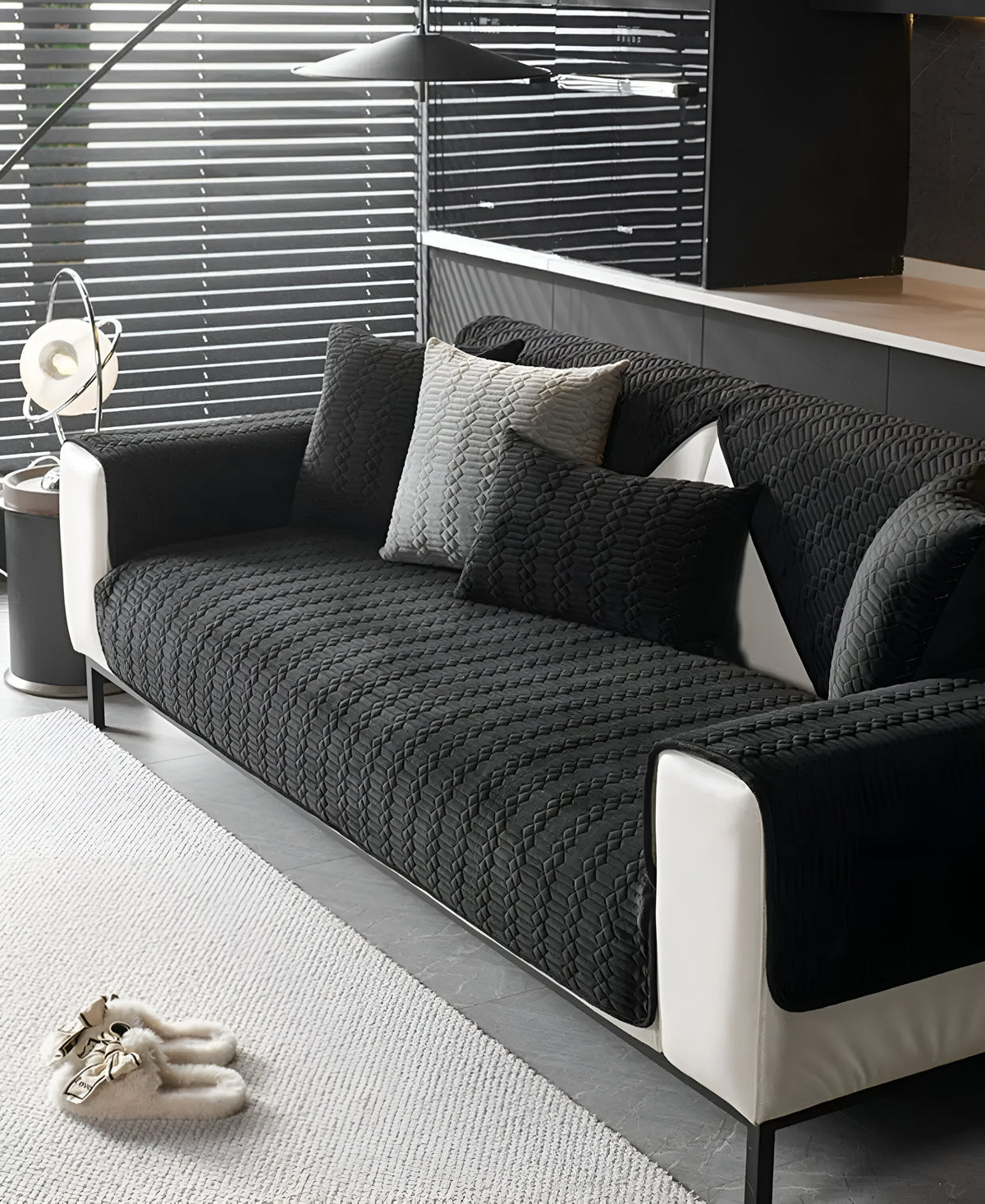 Sammet Velvet Sofa Cover - Plush Couch Cushion Cover