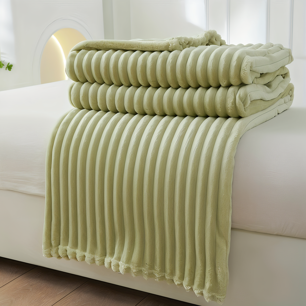Mys Soft Fleece Blanket - Cosy Sofa & Bed Throw