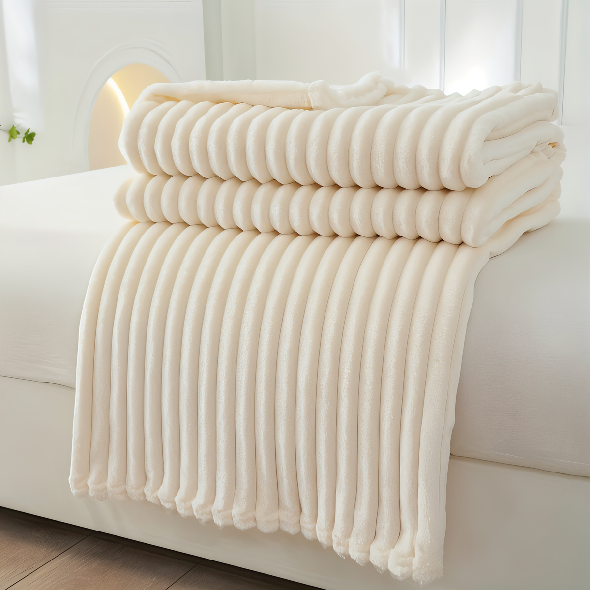 Mys Soft Fleece Blanket - Cosy Sofa & Bed Throw