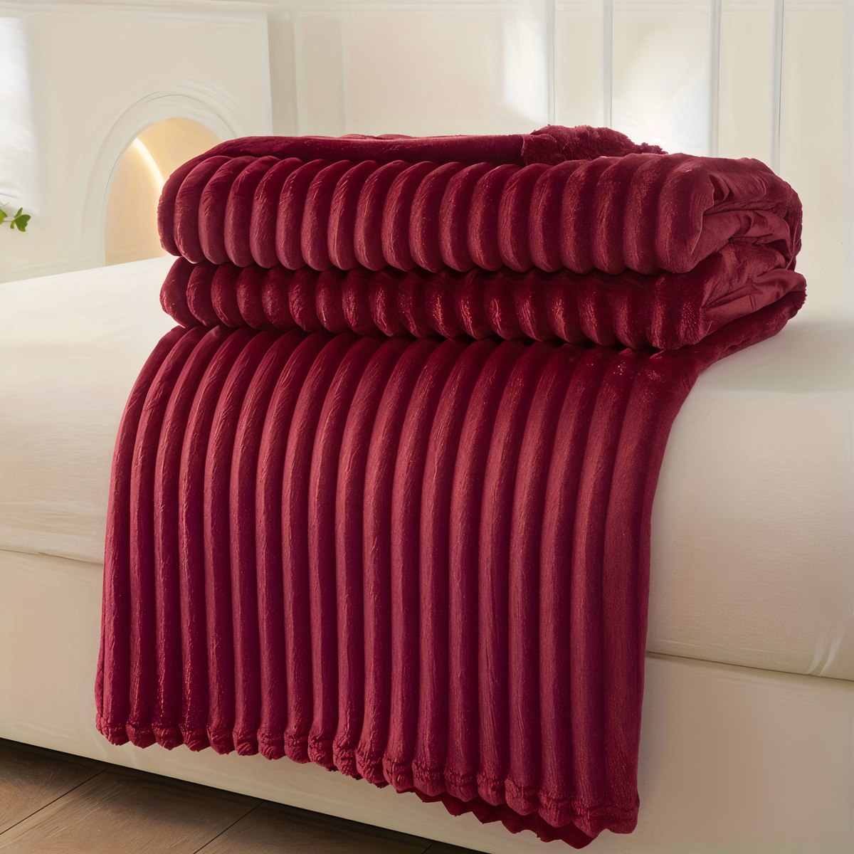 Mys Soft Fleece Blanket - Cosy Sofa & Bed Throw