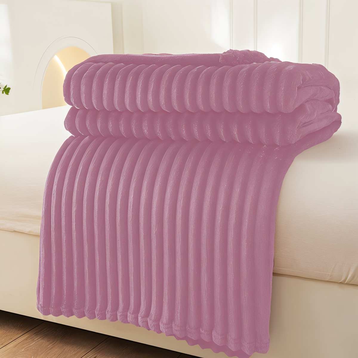 Mys Soft Fleece Blanket - Cosy Sofa & Bed Throw