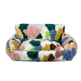 SnugSofa Pet Bed - Plush Bolster Sofa Bed for Cats & Dogs
