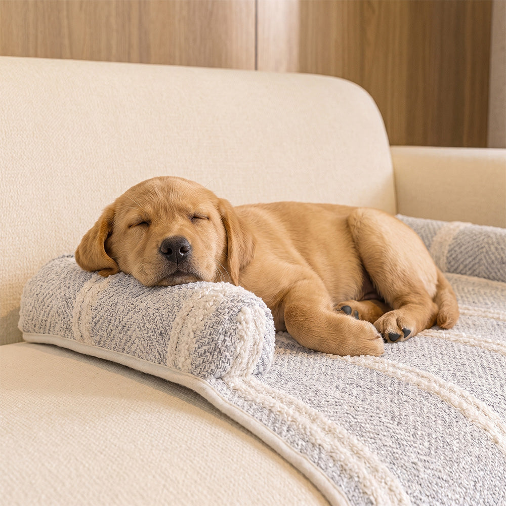 CouchGuard Bolster Mat - Chenille Pet Sofa Bed & Protector
