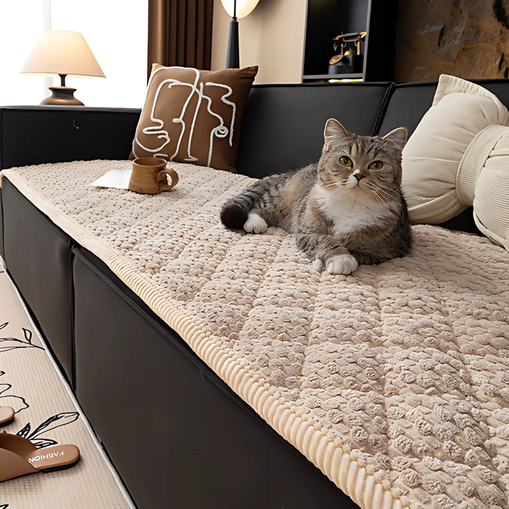 Pet Couch Cover - Non-Slip Quilted Sofa Protector for Dogs