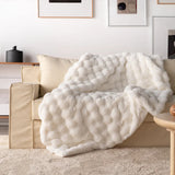 Faux Fur Throw Blanket - Soft Plush Sofa & Bed Blanket