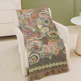 Blom Reversible Cotton Gauze Blanket - Boho Throw