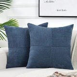 Cabin Corduroy Cushion Cover - Textured Sofa Pillow Cover