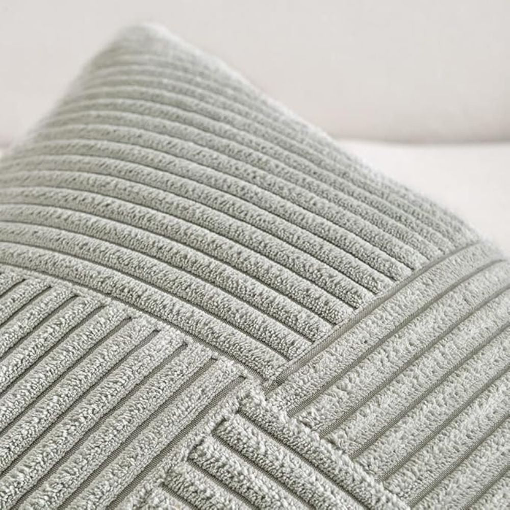 Cabin Corduroy Cushion Cover - Textured Sofa Pillow Cover